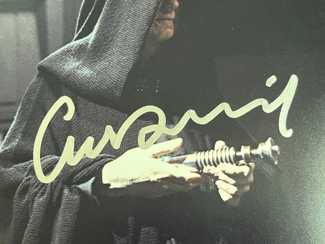 スターウォーズ　直筆サイン　ダース・シディアス　イアン・マクダーミド氏