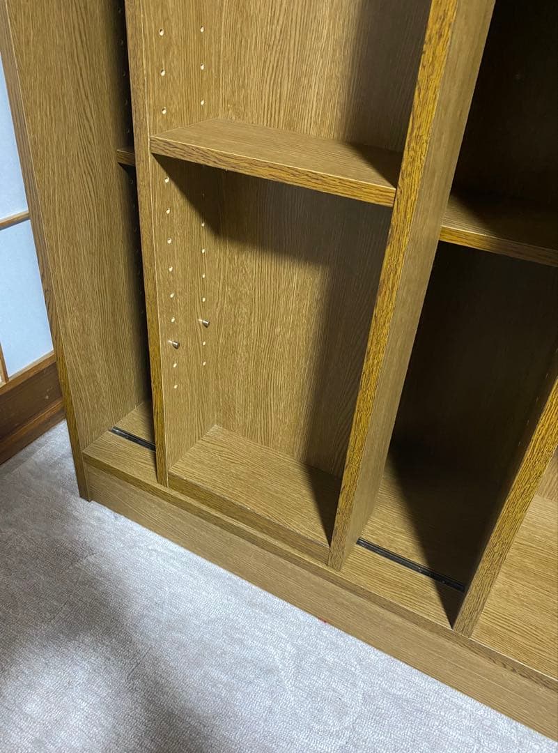 本棚　可動式　大型　収納力抜群