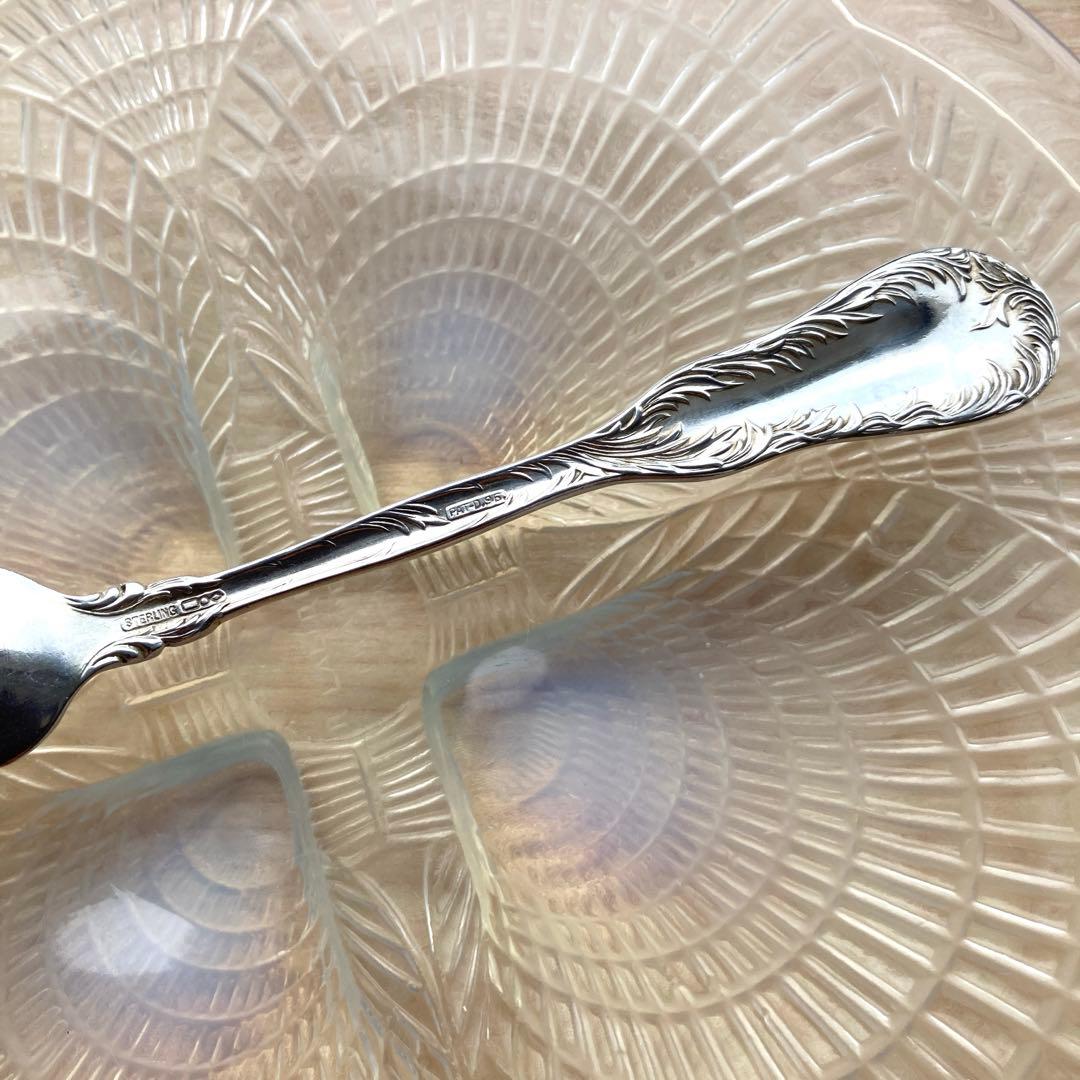 アンティーク　純銀　サラダ　フォーク　Dominick