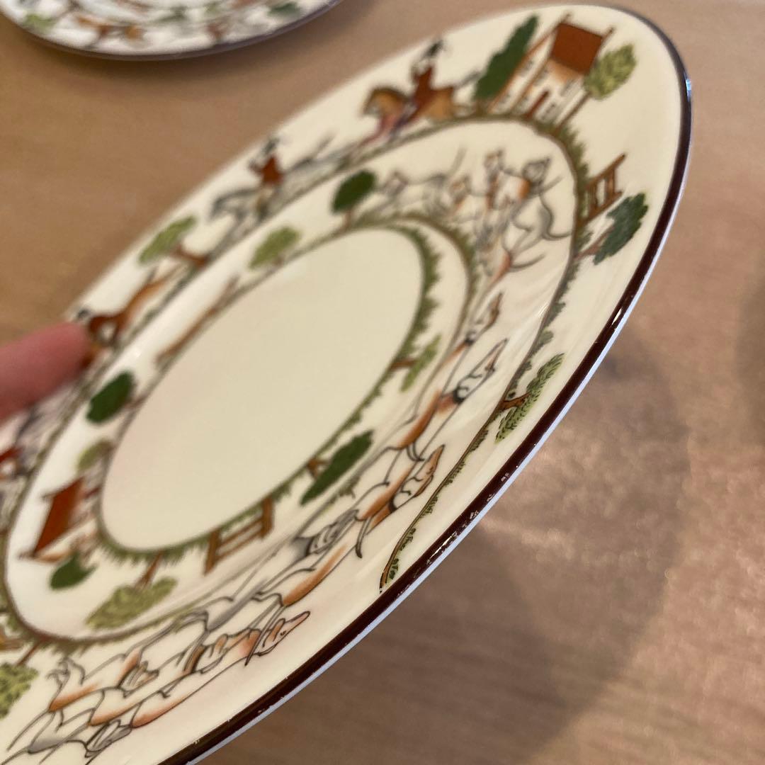 ハンティングシーン　プレート5枚組