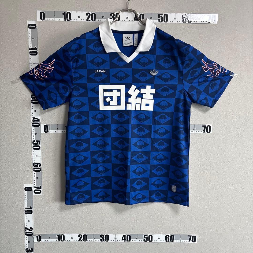 団結 炎 ファイアーadidas アディダス ユニフォーム ゲームシャツ XO