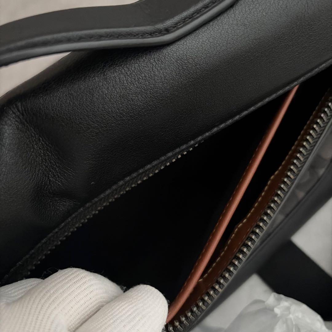 【極美品✨】COACH シグネチャー×レザー　ショルダーバッグ　メッセンジャー