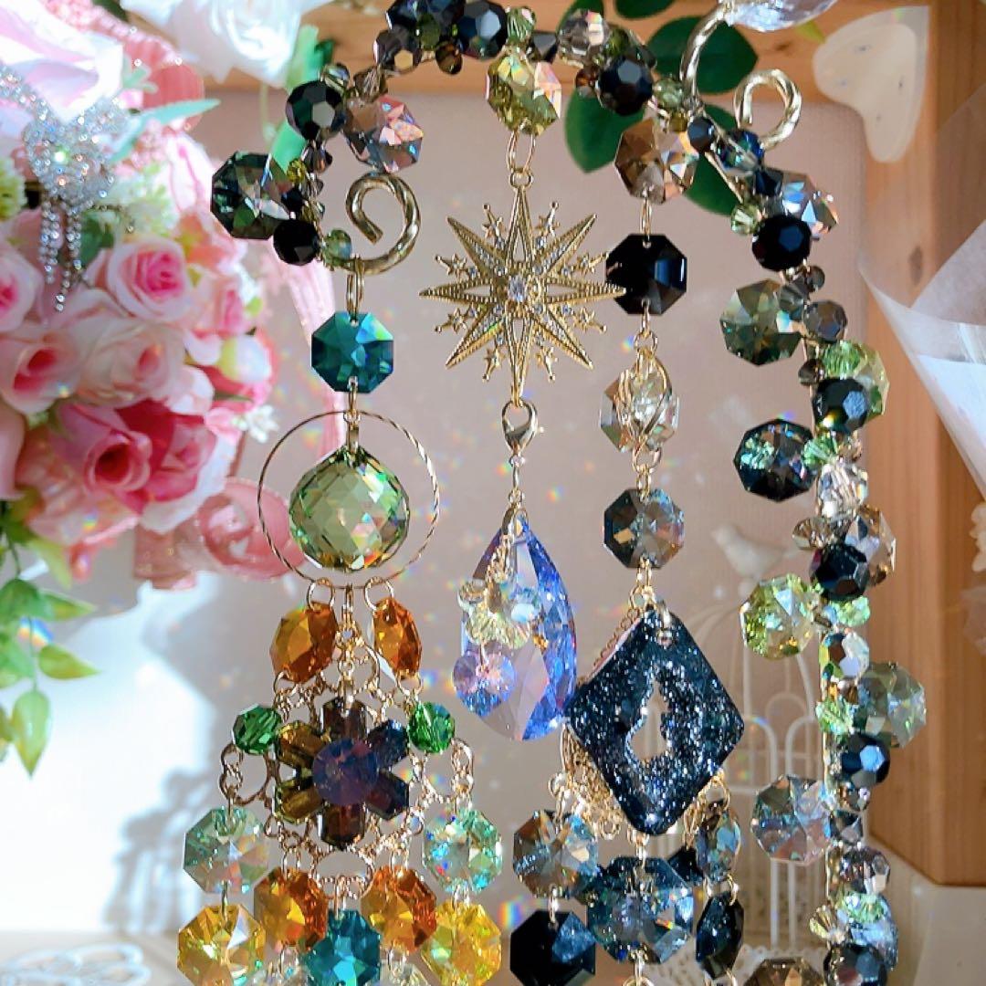 おばこ丸様♡*.スワロフスキー♡スタンドサンキャッチャー♡