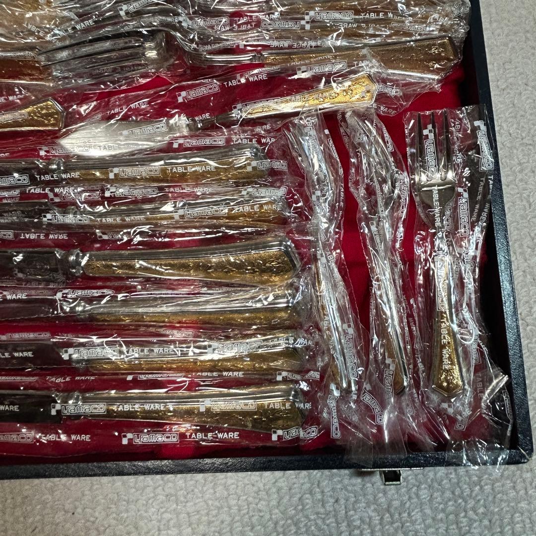 新品未使用品　ヤマコーカトラリーセット　7種類32本セット　18-8ステンレス