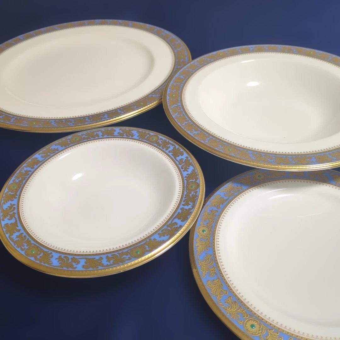 ノリタケ グランブロシェ 食器20点セット 白地 金色装飾