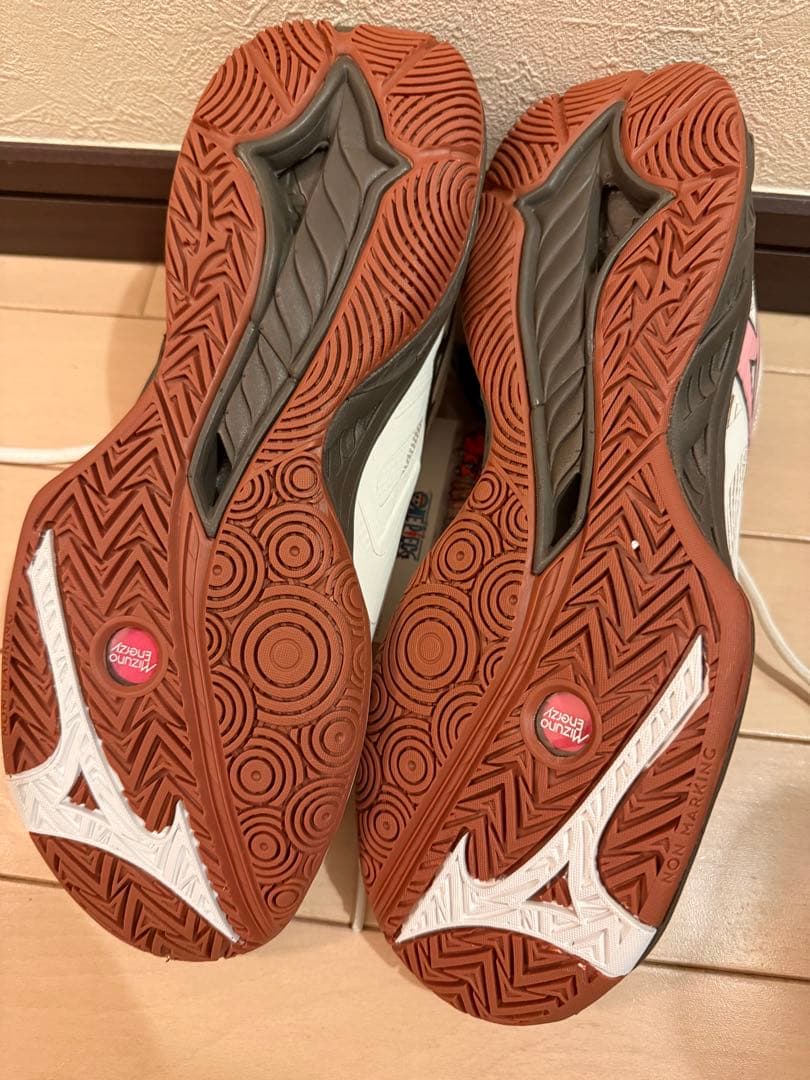 【新品未使用】Mizuno バドミントンシューズ ワンピースコラボ