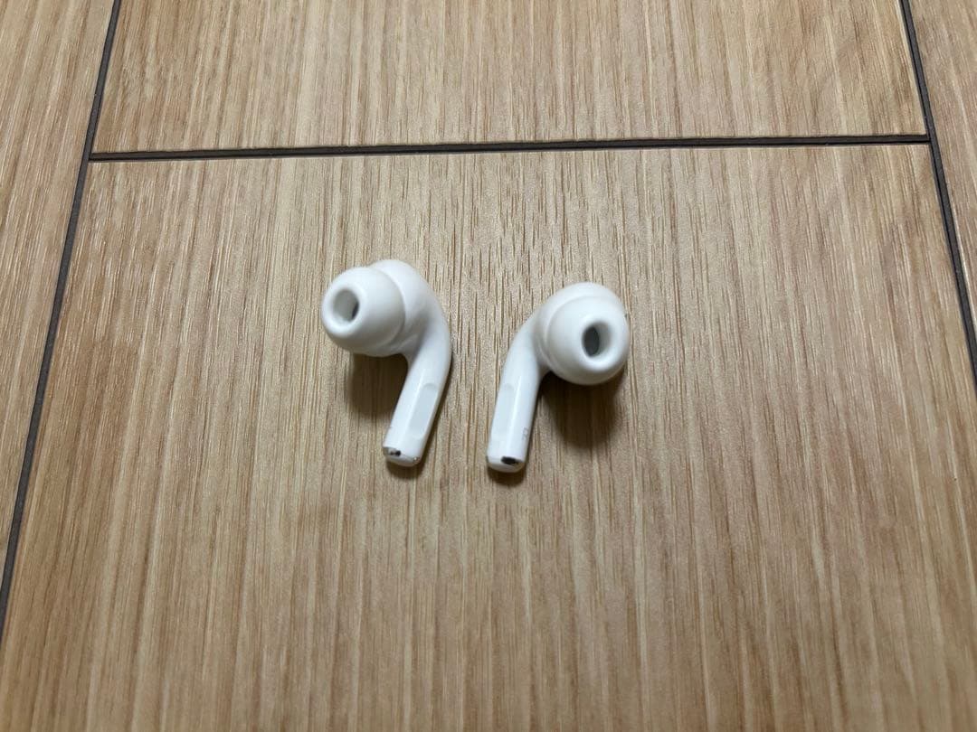 AirPods Pro 本体【箱、説明書、未使用イヤーチップ付き】 動作確認済