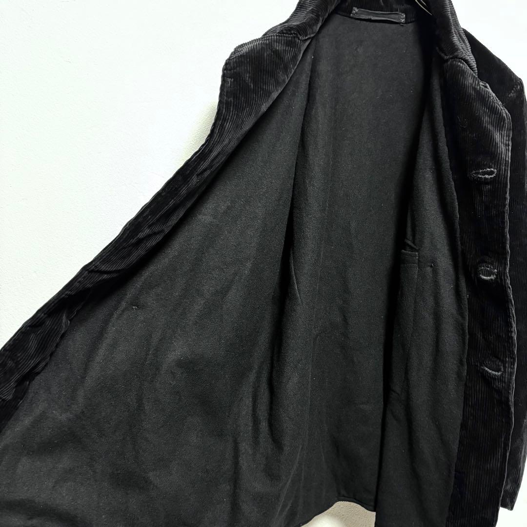 美品 希少 フランス製 ビンテージ 太畝コーデュロイ ダブルジャケット