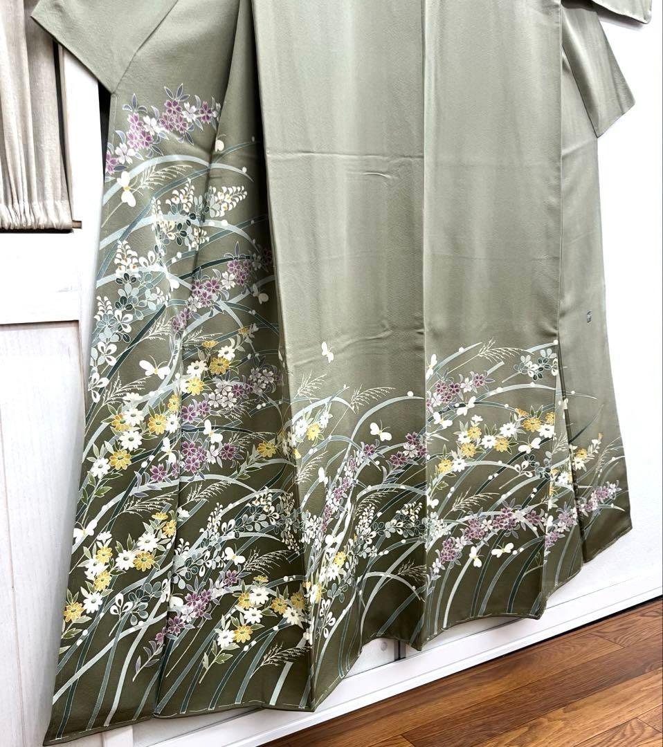 エリザベス★プロフ必読様　五つ紋　五三の桐　色留袖　比翼無し　作家物　共柄八掛