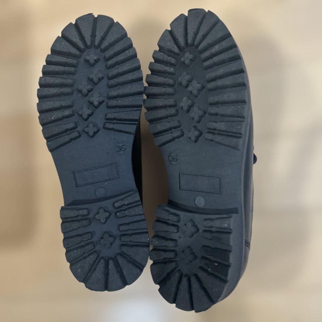 ENESS / エネス / チロリアンシューズ ブラック 36