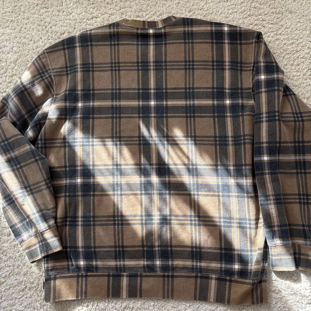 Supreme チェック柄 トレーナー　スウェット