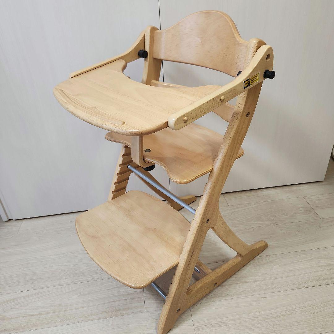 大和屋 すくすくチェアスリムプラス テーブル&ガード付き yamatoya