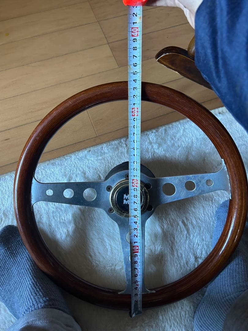 MOMO モモ　ステアリング　ハンドル　当時物