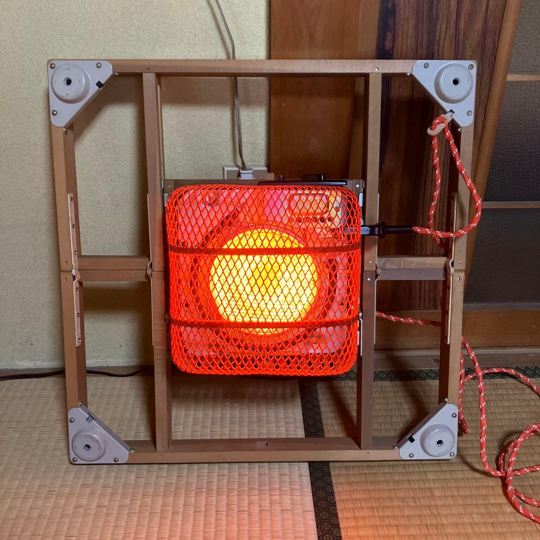 東芝TOSHIBA やぐらこたつ 二つ折り 昭和レトロ KY-365