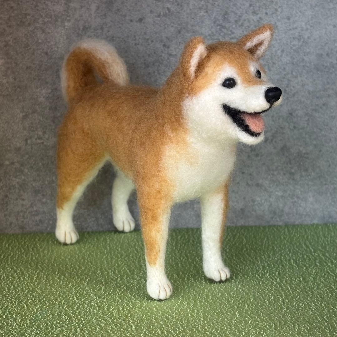 柴犬　羊毛フェルト　ハンドメイド　No.112