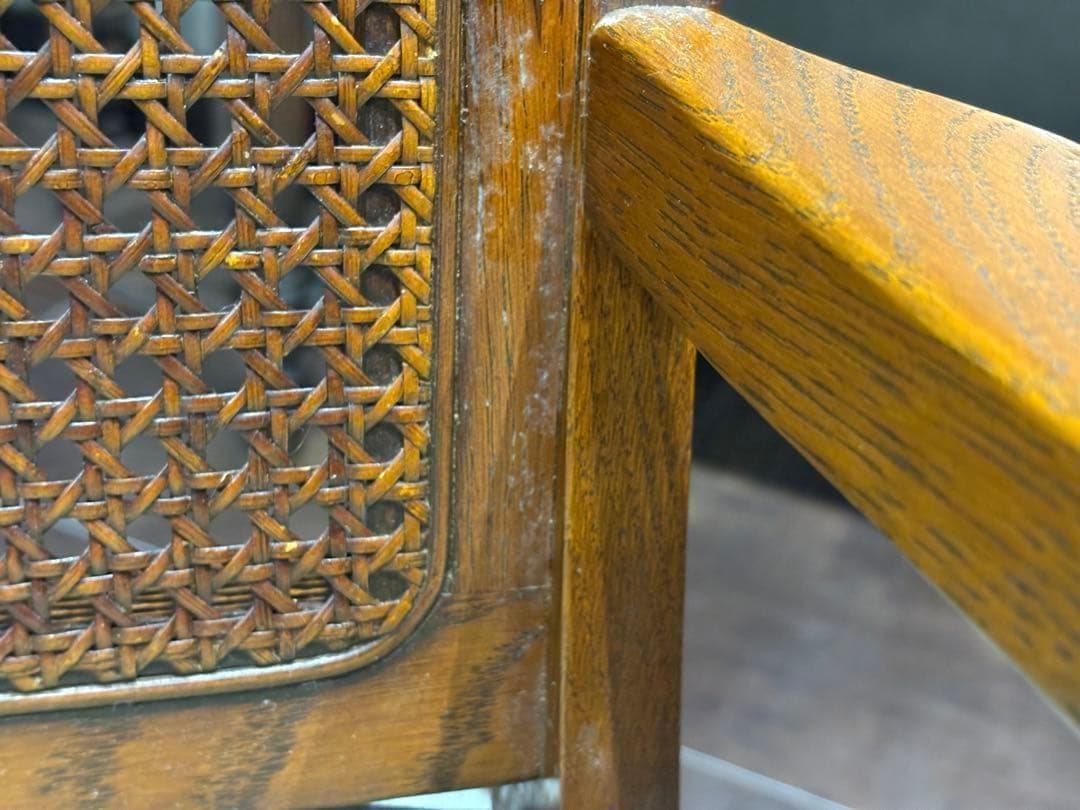 ダイニングチェア　アームチェア　三越ブルージュ　アンティーク　ビンテージ　nZ