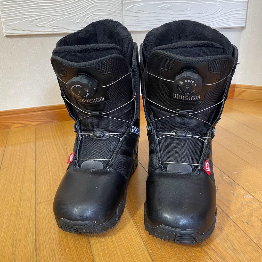 DIVISION ボード　ビンディング　ブーツの3点セット(ソフトケース付き）