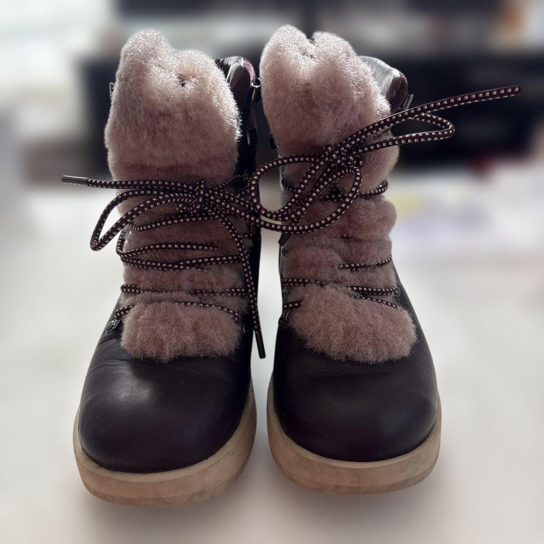 UGG ダークパープル ムートンブーツ