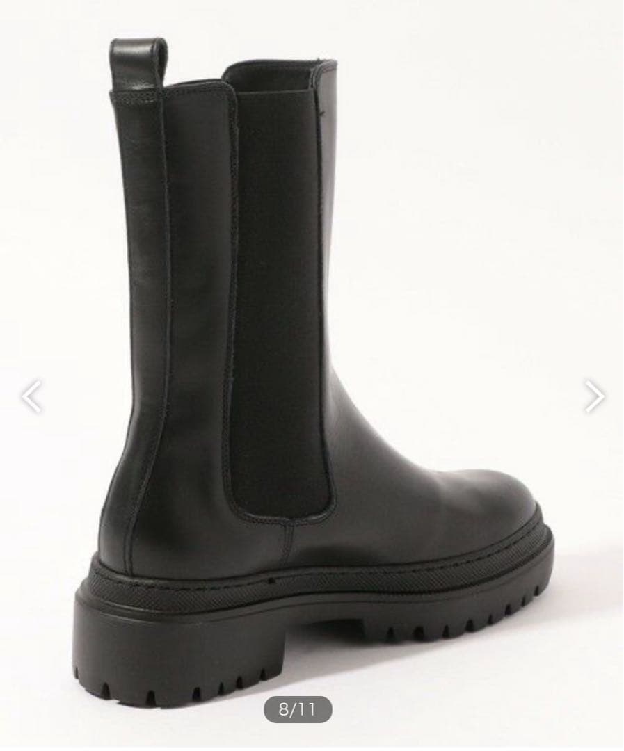 トゥモローランド サイドゴアブーツ 37 ブラック