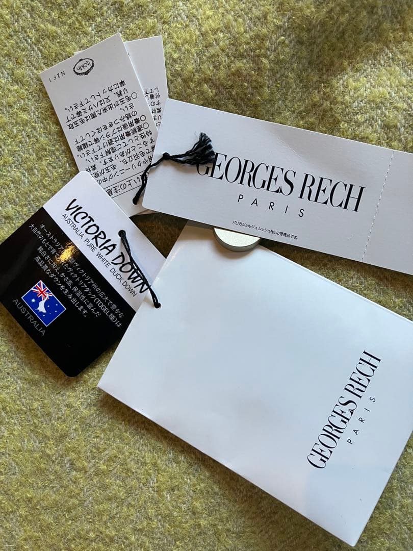 SALE⭐︎ES RECH ダブルウールコート 38 背中ダウン入り