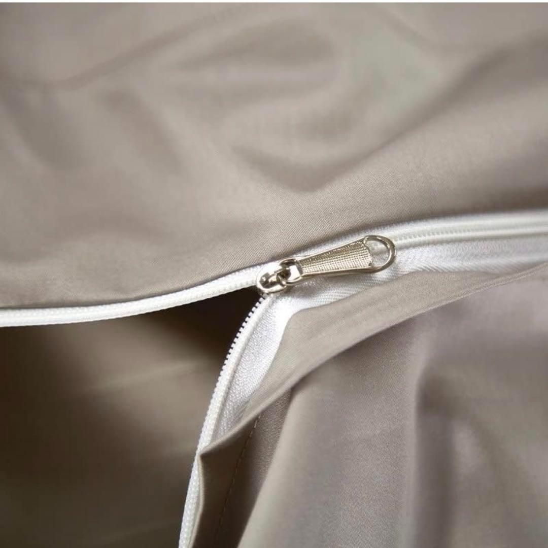 【新品】クイーン 寝具セット エジプト綿 紫 シーツ 枕カバー 掛け布団カバー