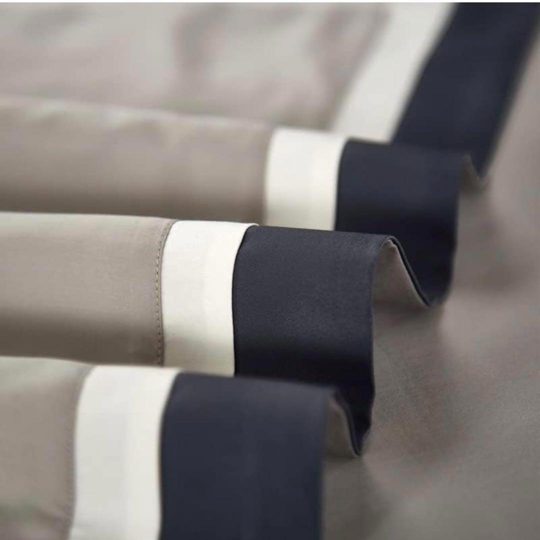 【新品】クイーン 寝具セット エジプト綿 紫 シーツ 枕カバー 掛け布団カバー