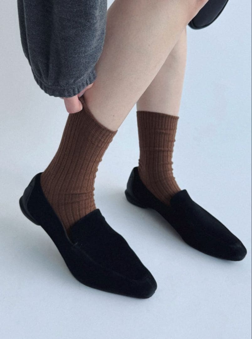 SHISEI スエードローファー