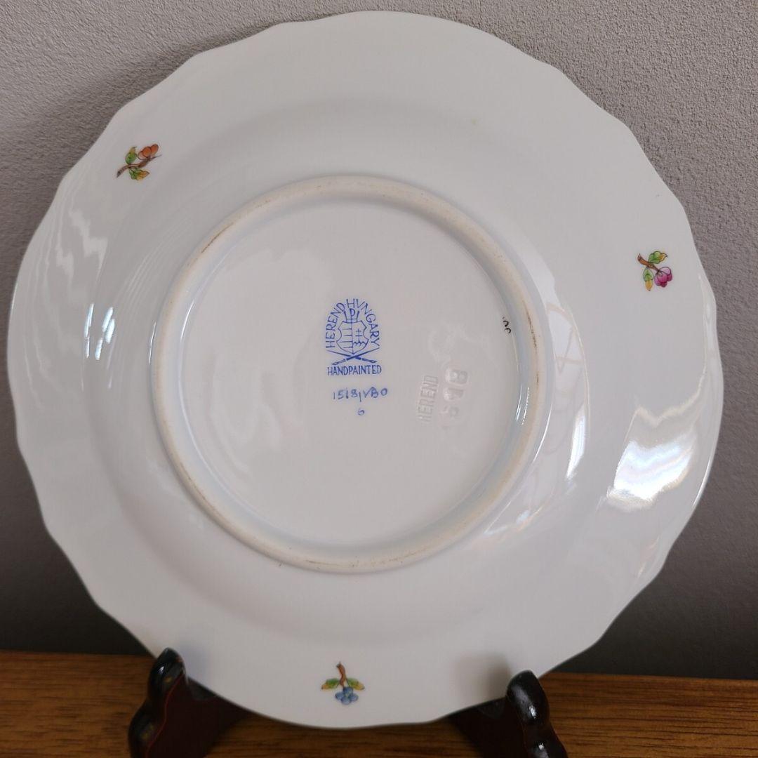 HEREND（ヘレンド） ヴィクトリアブーケ デザートプレート 2点セット