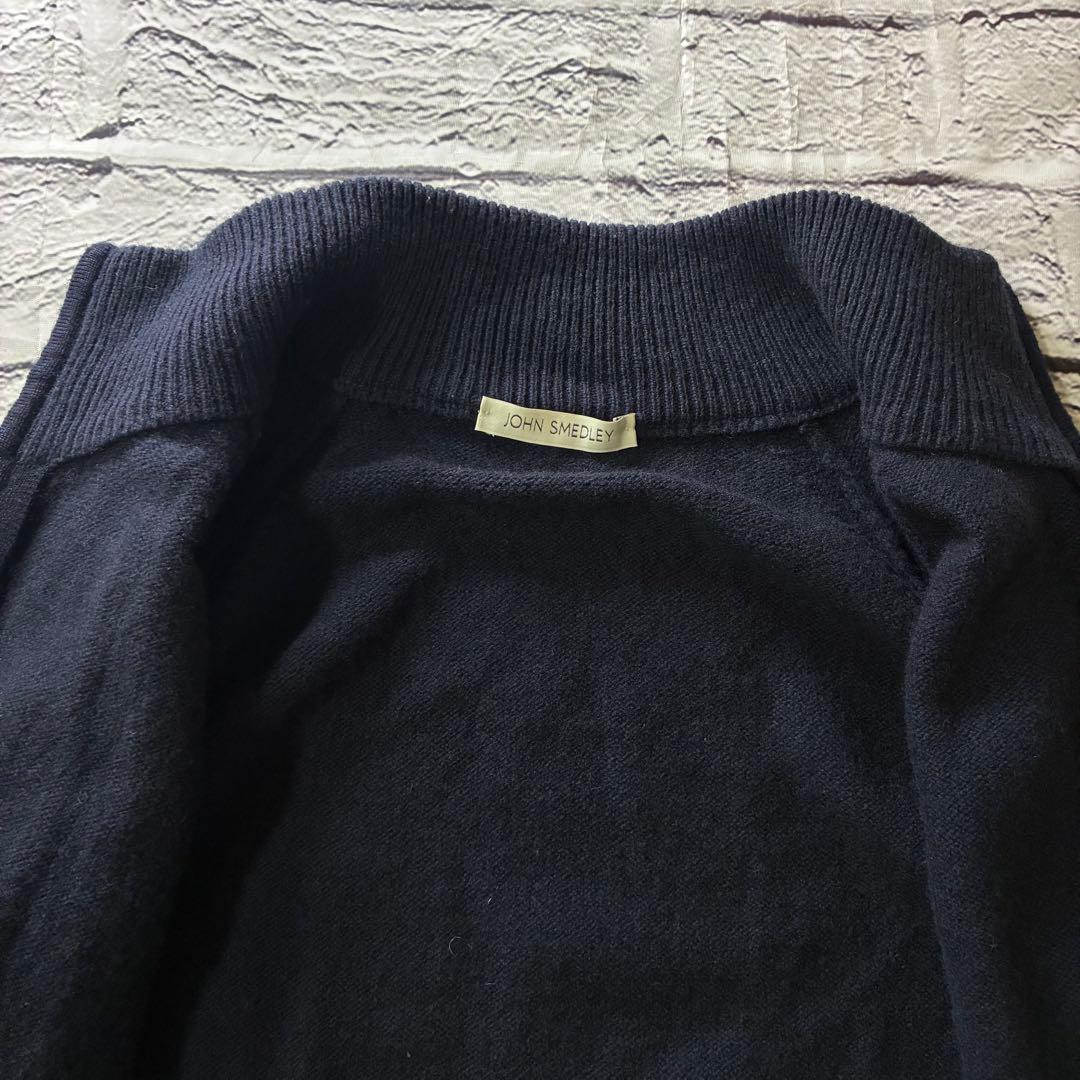 johnsmedly ドライバーズニット ウール M ダークネイビー