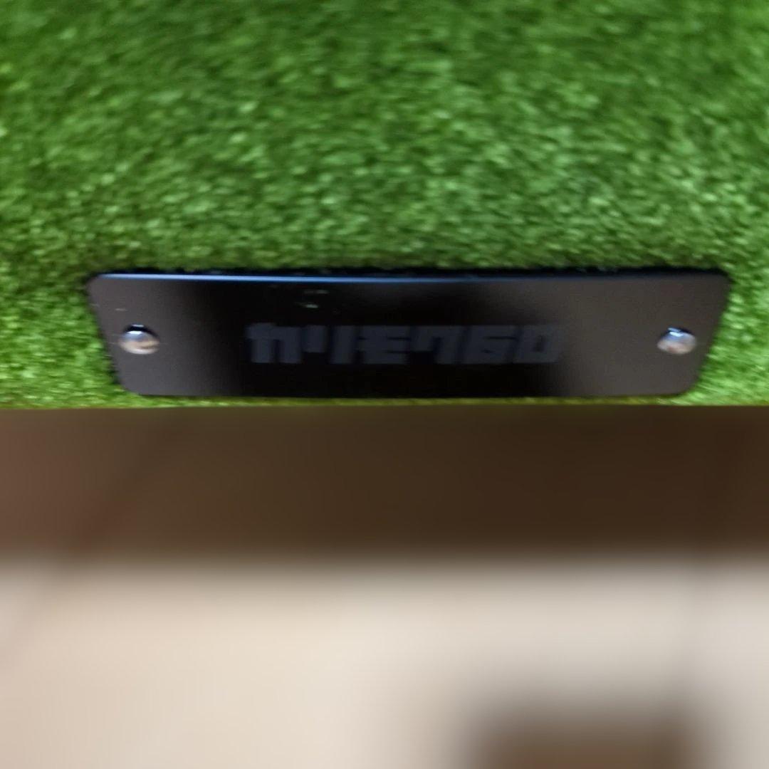 カリモク60　オットマン　モケットグリーン　取扱説明書付き