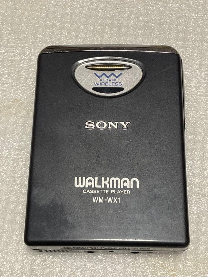 SONY WALKMAN ポータブルカセットプレーヤー　WMーWX1。