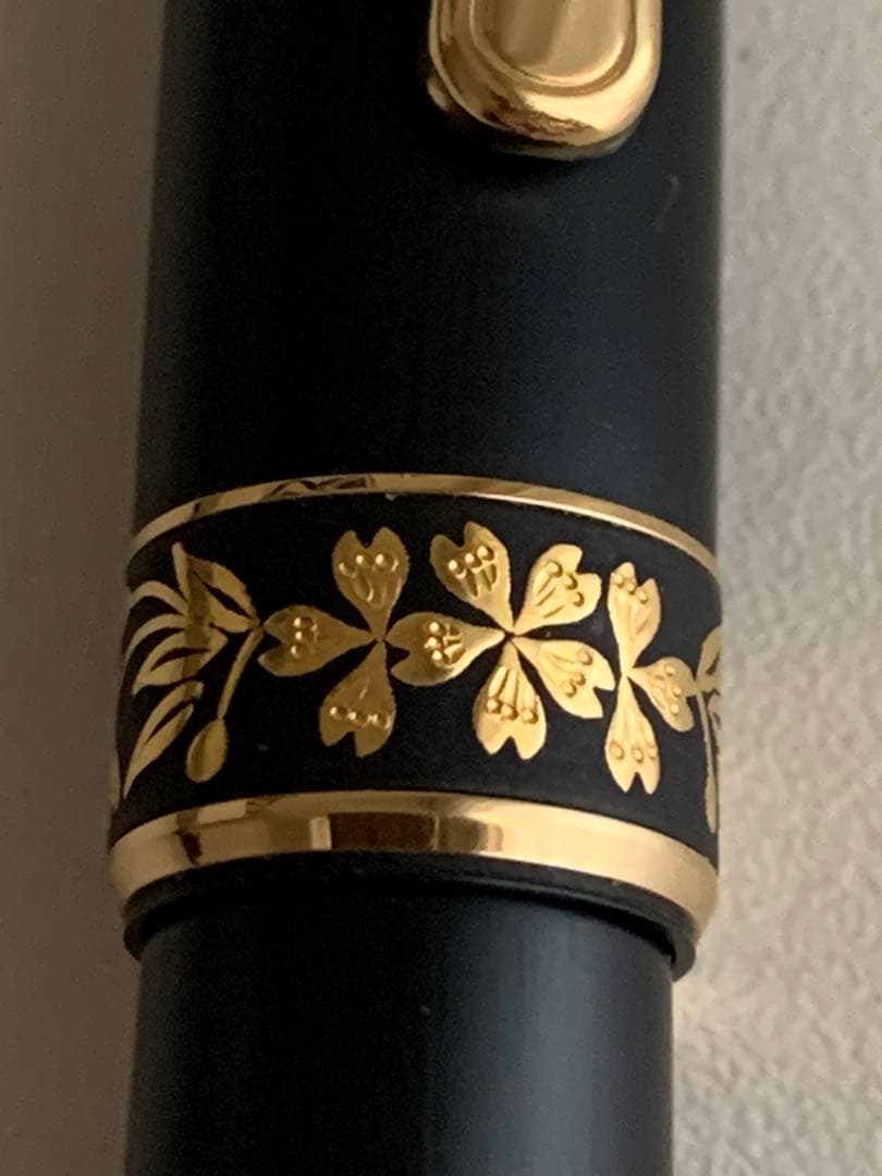 肥後象嵌　プラチナ万年筆　極太