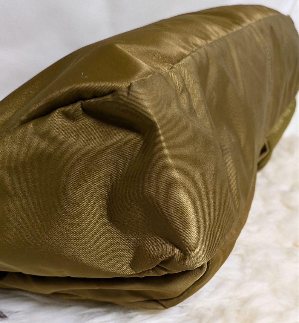 【レア】Felisi フェリージ 大きめビジネスバッグ カーキ2色使い