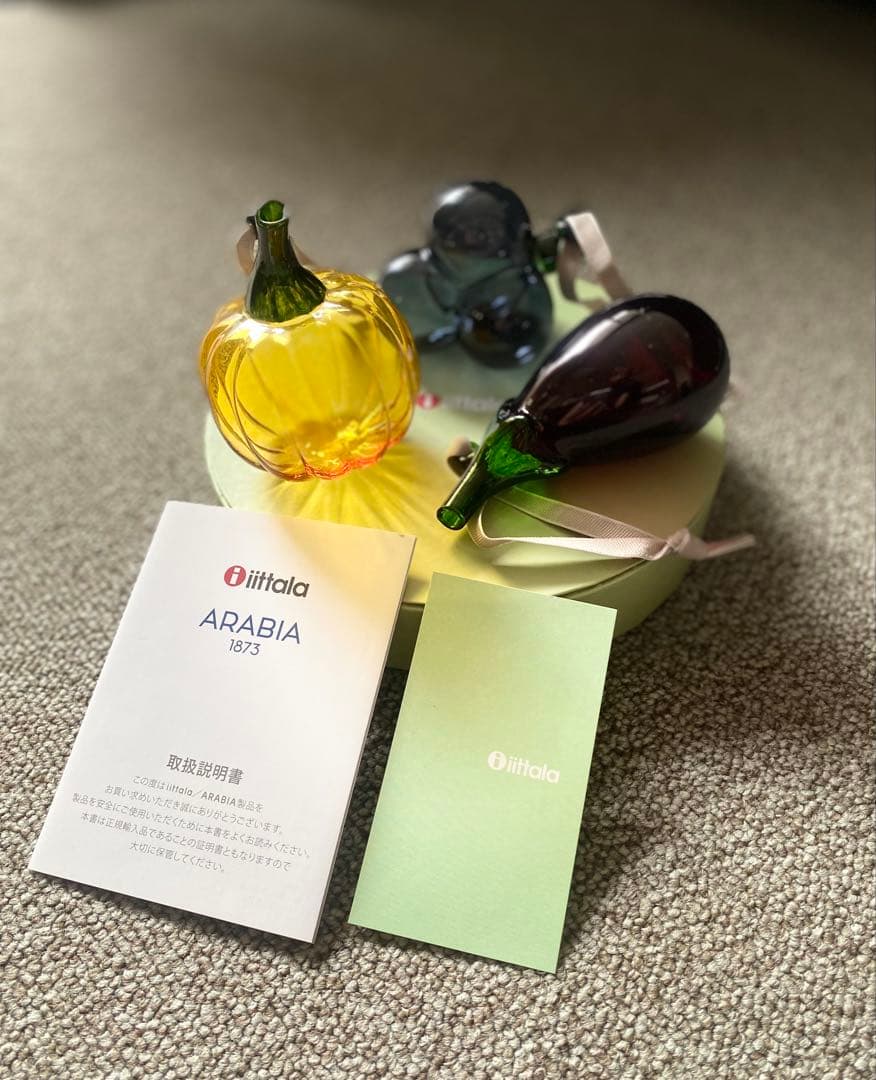 イッタラ ミニフルーツ＆ベジタブル オーナメント3個セット