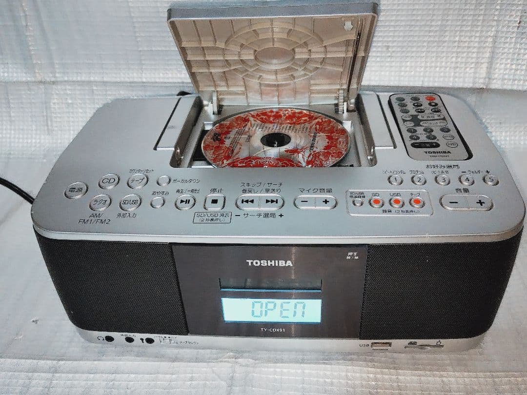 TOSHIBA ラジカセ TY-CDX91