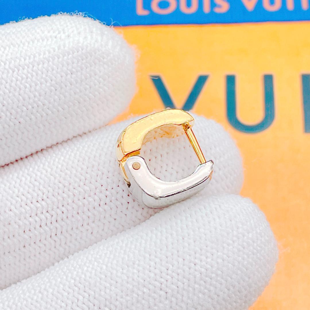 ◇ルイヴィトン◇M00397 ブックルドレイユ ナノグラム ピアス 片耳 3.5