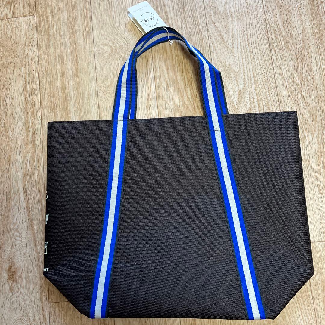 【アニヤハインドマーチ】ユニバーサル　エコバッグ　　大　ブラウン　チョコレート