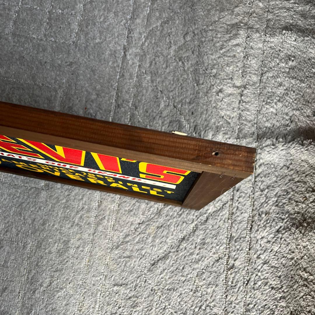 希少レア！リーバイス LEVI'S販促用デニムバナー木枠付きビンテージ