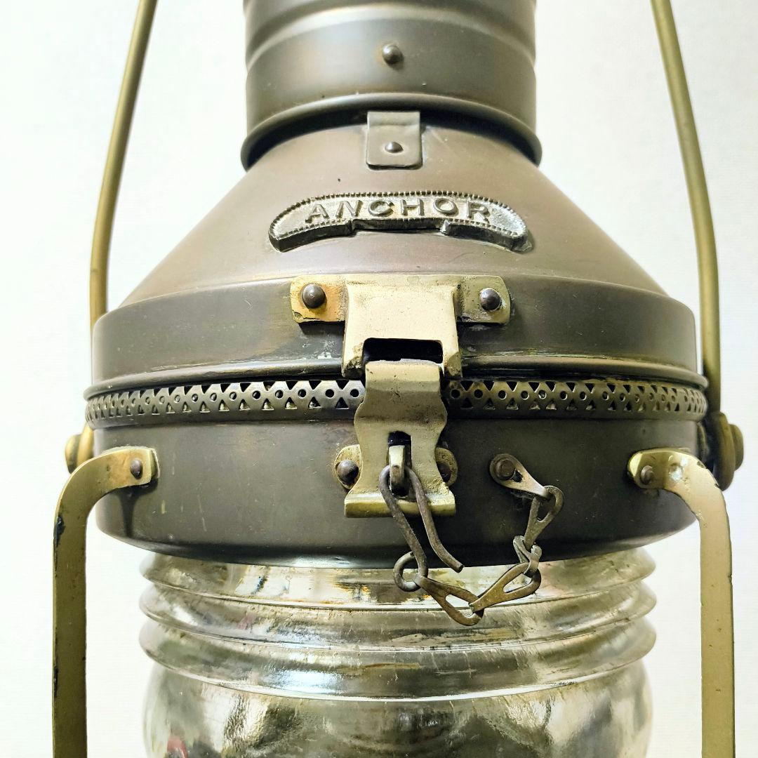 希少 アンティーク ANCHOR アンカー イギリス製 海上 ランタン 47cm