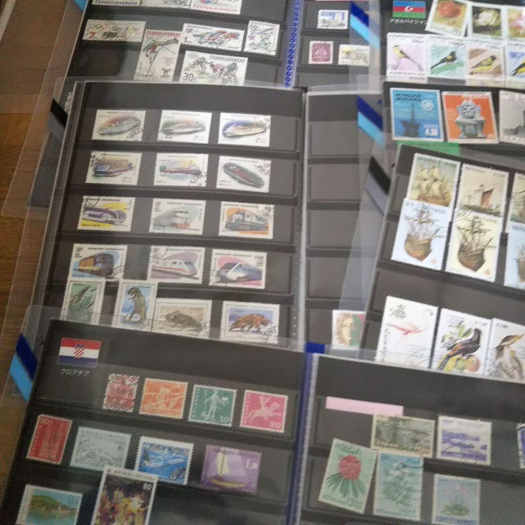 ストックブック14冊 外国切手入り