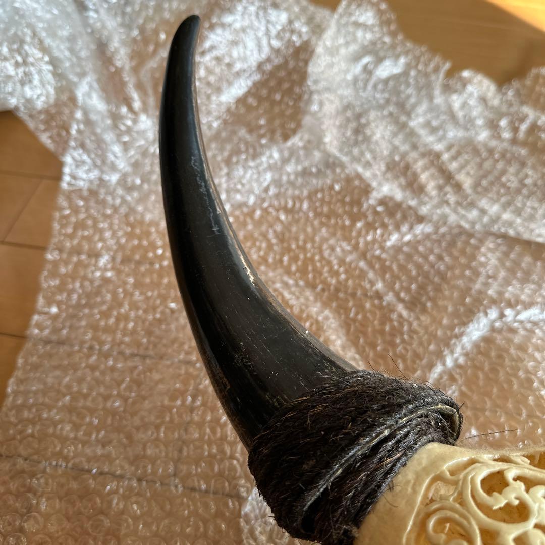 値下げしました！バッファロースカル　牛頭蓋骨　壁掛け彫像　カウボーイ　アメカジ