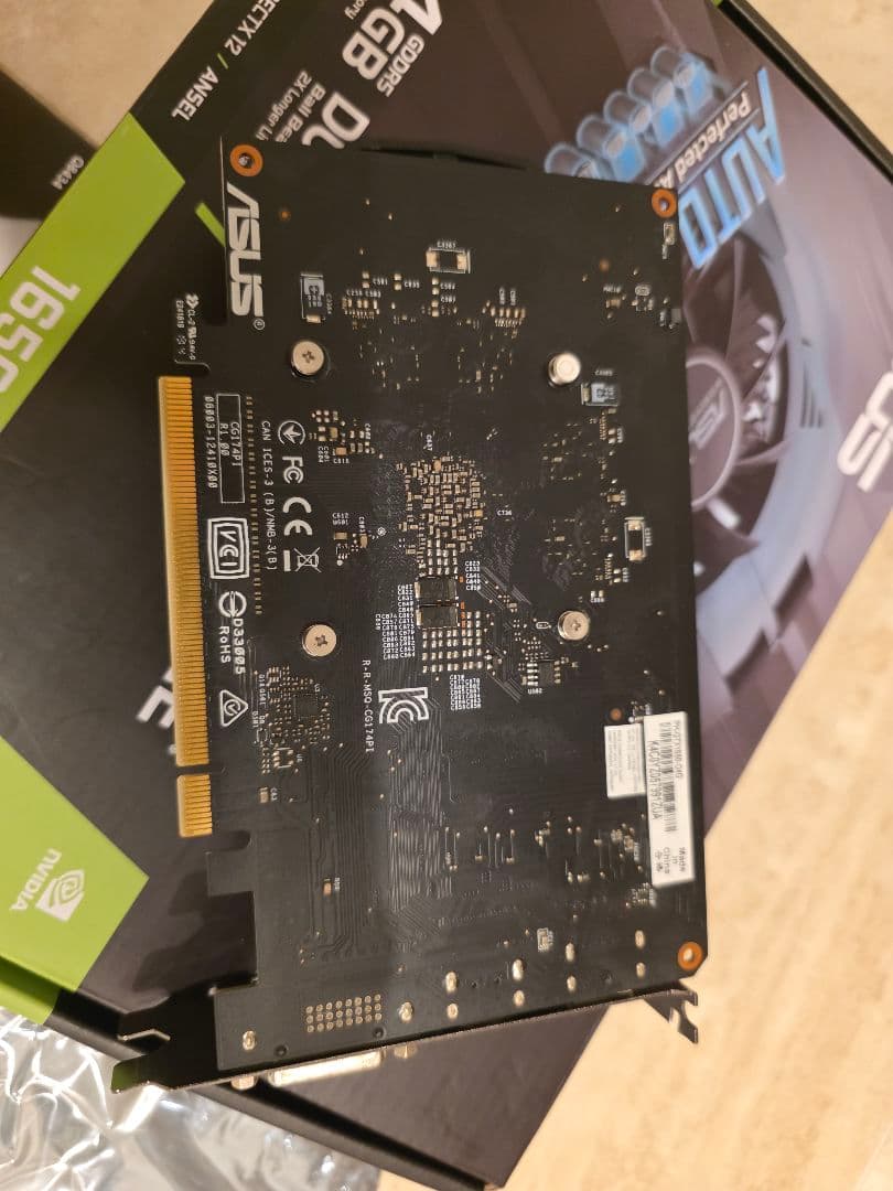 ASUS PHOENIX GeForce GTX1650 4GB 箱あり