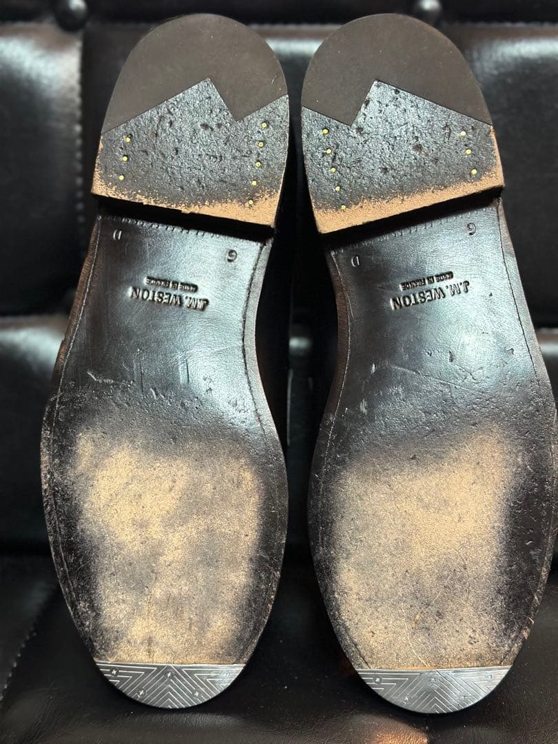 J.M. WESTON 黒ローファー 6D