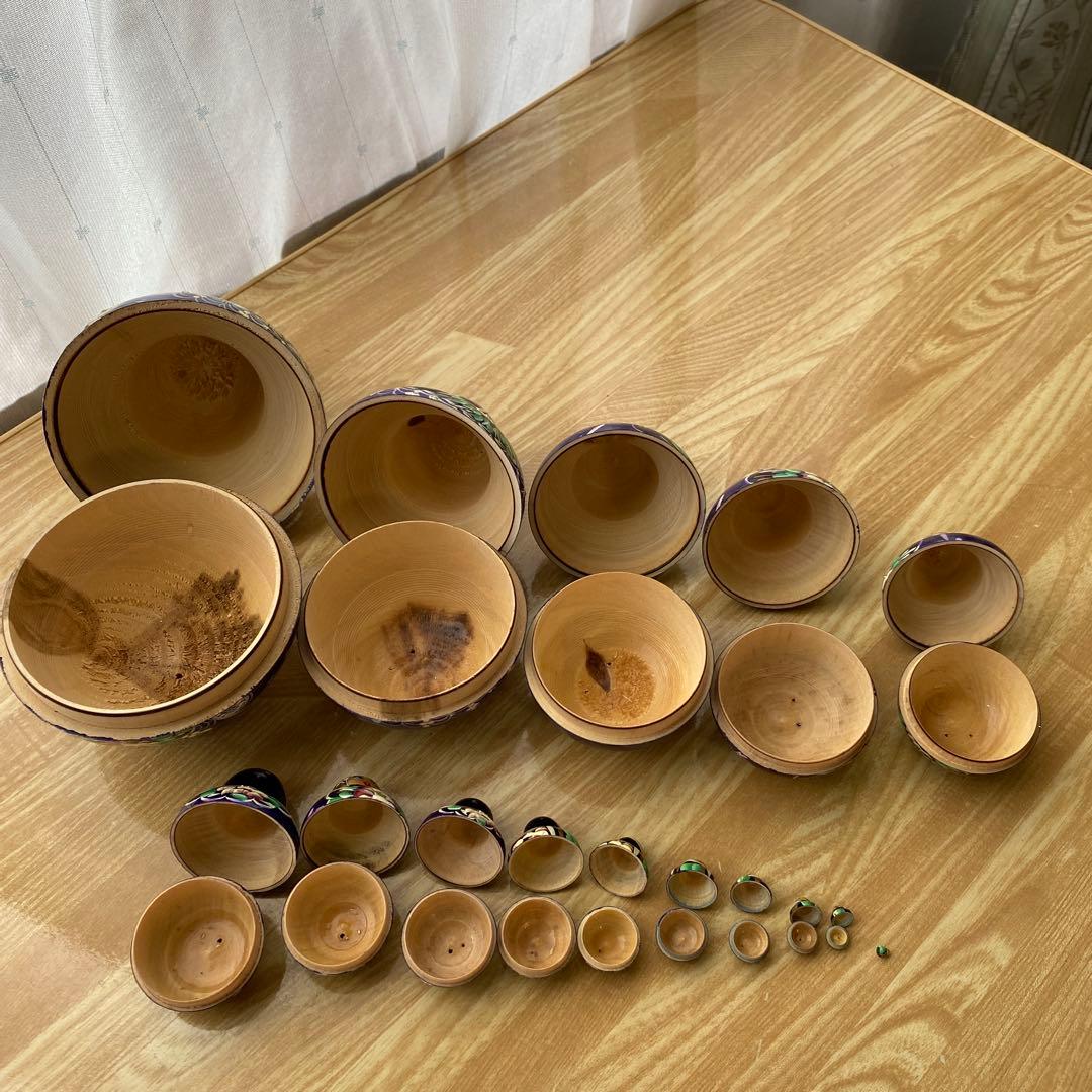 　木製　マトリョーシカ 15個セット　美品