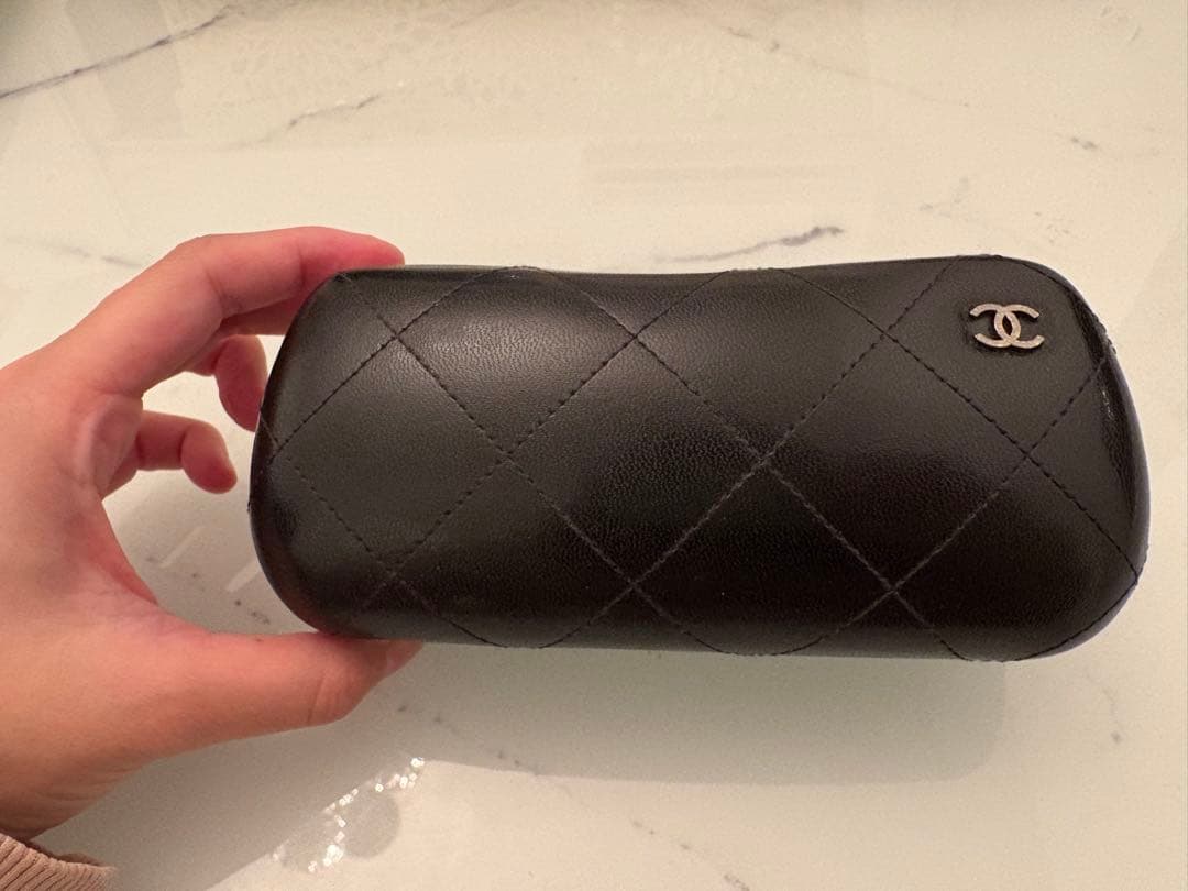 CHANEL ピンクラウンドサングラス ケース　箱付き