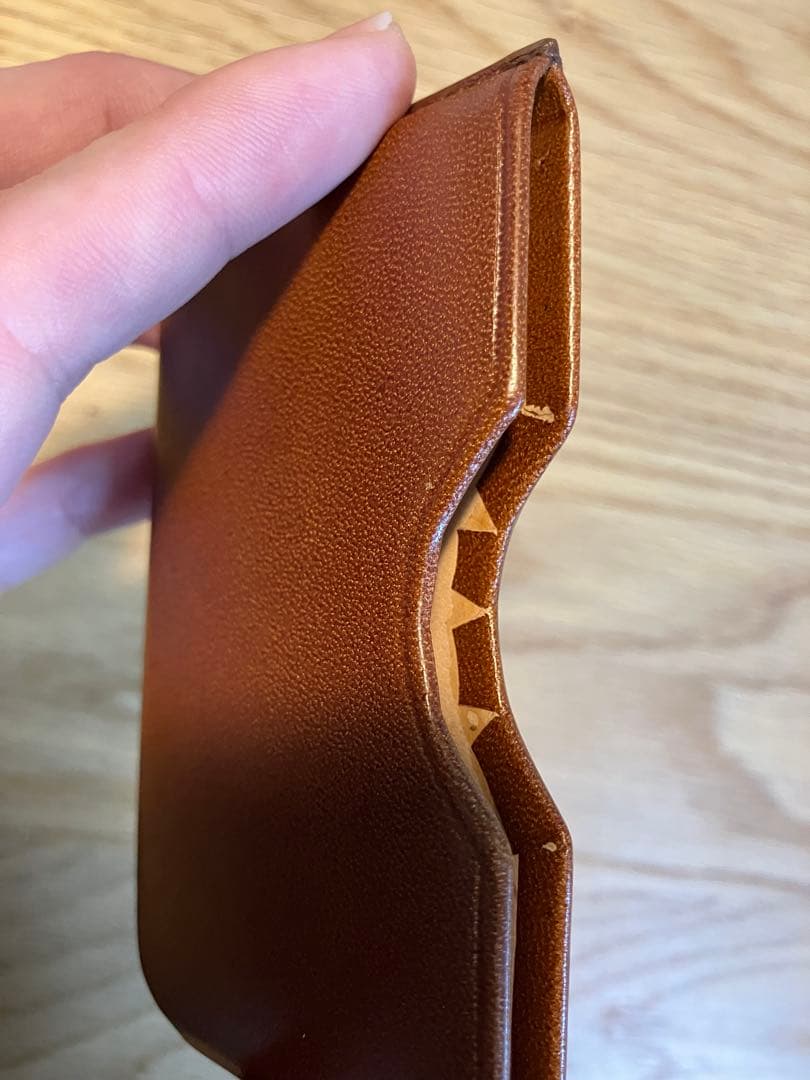 GLEN レザー 名刺入れ ブラウン