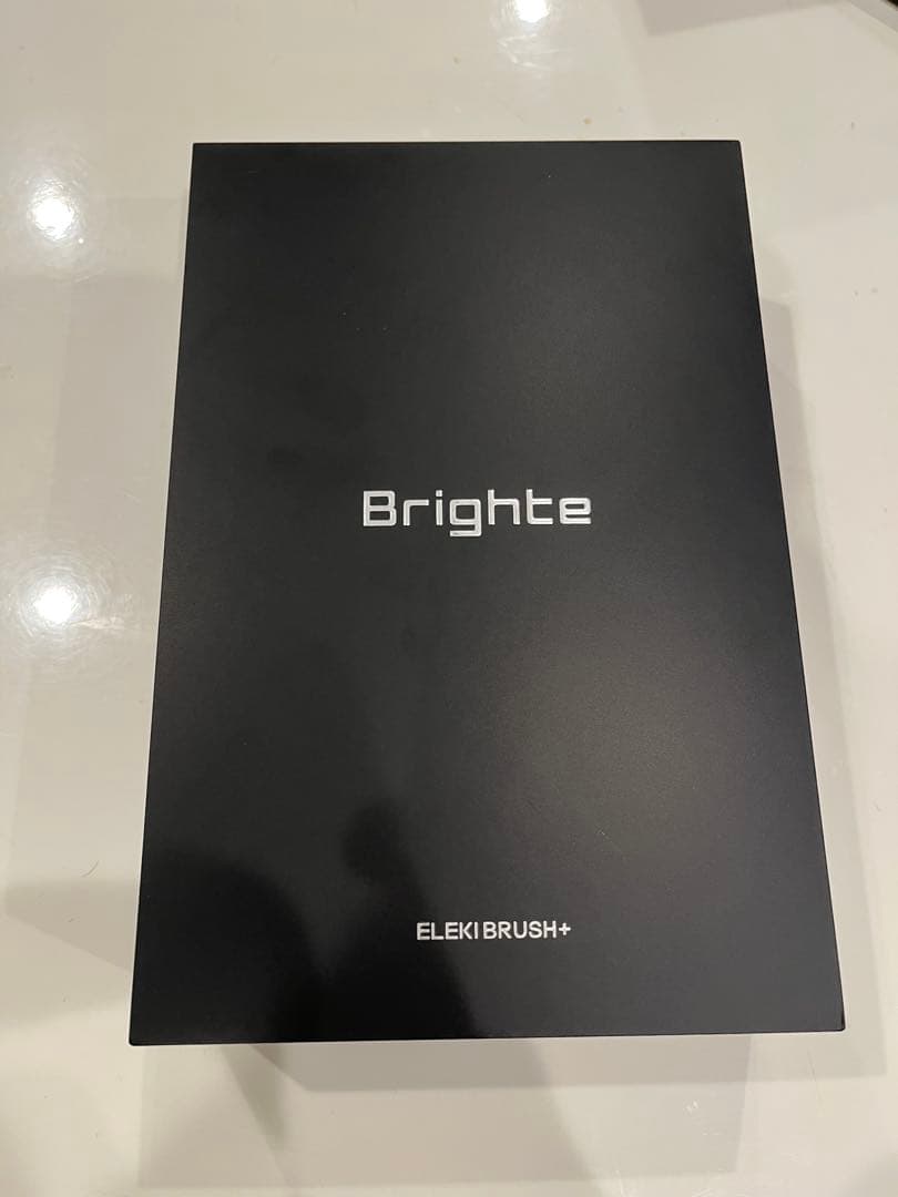Brighte エレキブラシプラス　ブラシ型美顔器　黒