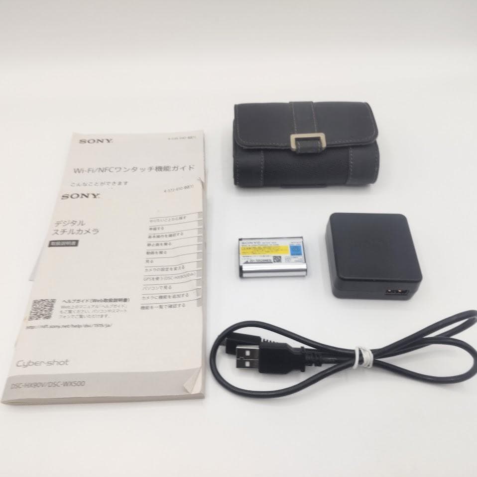 ★箱付 美品★ SONY ソニー DSC-WX500 デジカメ レッド 自撮り