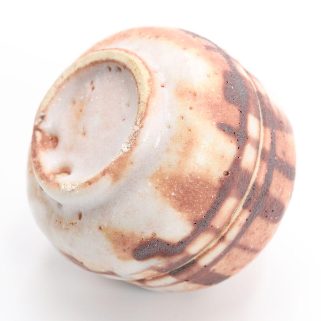 荒川豊蔵作? 絵志野香合 茶道具 志野焼　AZ154　1F14