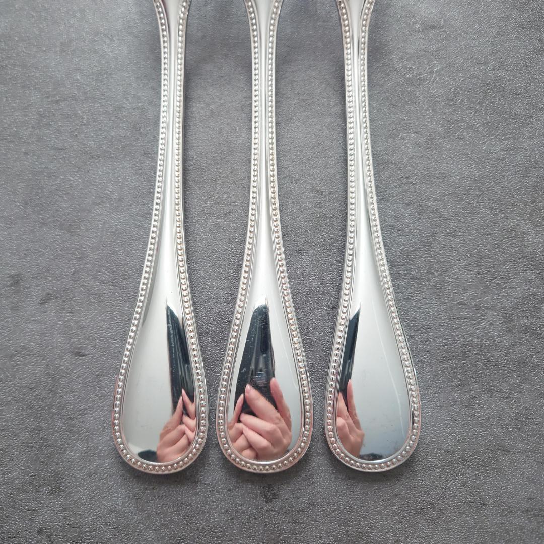 クリストフル パール テーブルフォーク 3点